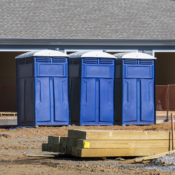 is there a specific order in which to place multiple portable toilets in Prole IA